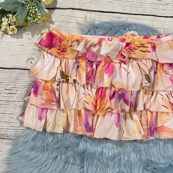 NWT Urban Outfitters Out From Under Cammy Ruffle Trim Micro Skort - Picture 8 of 11